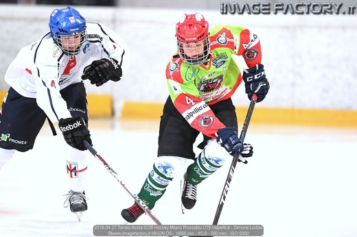 2018-04-27 Torneo Aosta 0235 Hockey Milano Rossoblu U15-Valpellice - Simone Lodolo